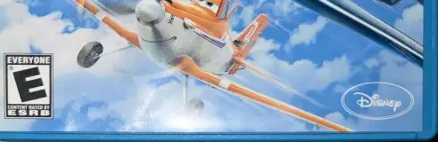 Disney Planes, the ESRB box on its front
