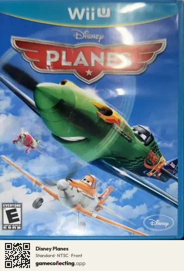 Disney Planes Nintendo Wii U, NTSC box front