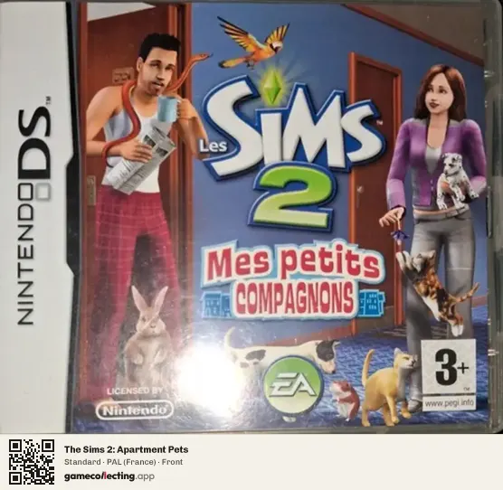 The Sims 2: Apartment Pets Nintendo DS, France box front