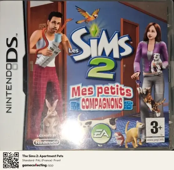 The Sims 2: Apartment Pets Nintendo DS, France box front