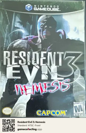 Resident Evil 3: Nemesis Nintendo GameCube, NTSC box front