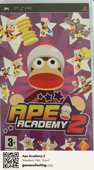 Ape Academy 2 PlayStation Portable, PAL box front