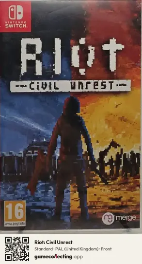 Riot: Civil Unrest Nintendo Switch, United Kingdom box front