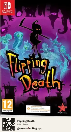 Flipping Death Nintendo Switch, PAL box front