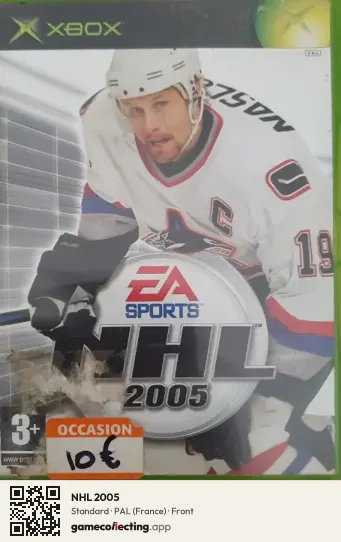 NHL 2005 Xbox, France box front