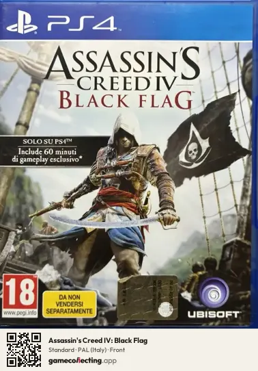 Assassin's Creed IV: Black Flag PlayStation 4, Italy box front