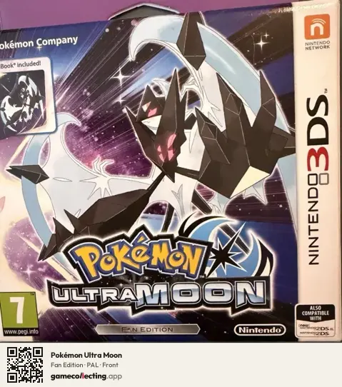 Pokémon Ultra Moon Nintendo 3DS, PAL box front