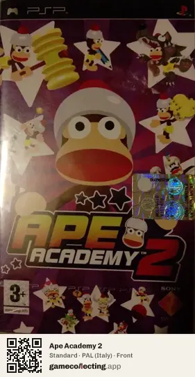 Ape Academy 2 PlayStation Portable, Italy box front