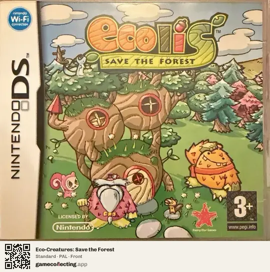 Eco-Creatures: Save the Forest Nintendo DS, PAL box front