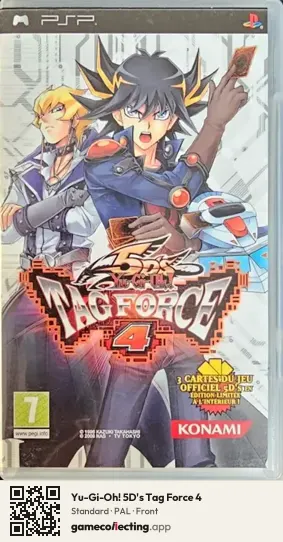 Yu-Gi-Oh! 5D's Tag Force 4 PlayStation Portable, PAL box front