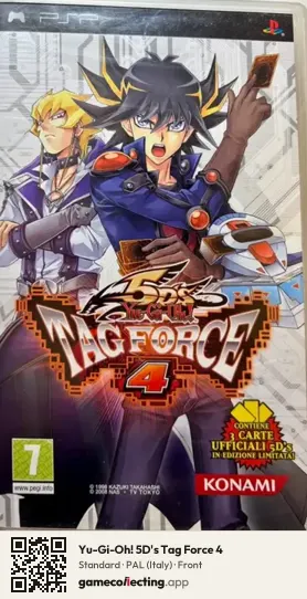 Yu-Gi-Oh! 5D's Tag Force 4 PlayStation Portable, Italy box front