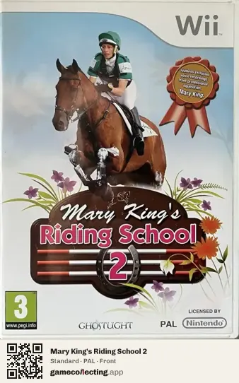 Mary King's Riding School 2 Nintendo Wii, PAL box front