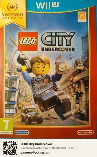 LEGO City Undercover Nintendo Wii U, Netherlands box front