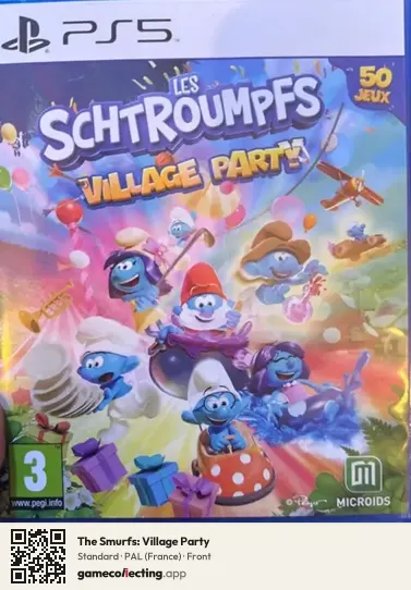 The Smurfs: Village Party PlayStation 5, France box front
