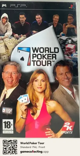 World Poker Tour PlayStation Portable, PAL box front