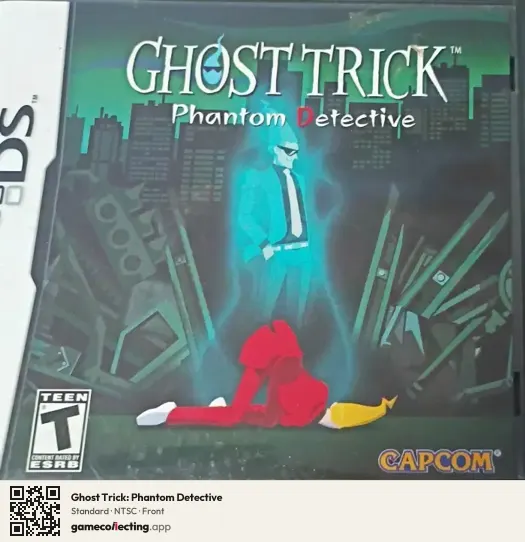 Ghost Trick: Phantom Detective Nintendo DS, NTSC box front