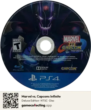 Marvel vs. Capcom: Infinite PlayStation 4, NTSC disc