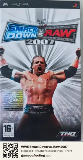 WWE SmackDown vs. Raw 2007 PlayStation Portable, Nordic countries box front