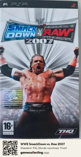 WWE SmackDown vs. Raw 2007 PlayStation Portable, Nordic countries box front