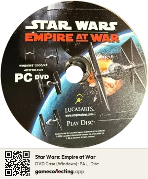 Star Wars: Empire at War Computer, PAL disc