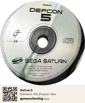 Defcon 5 Sega Saturn, PAL disc
