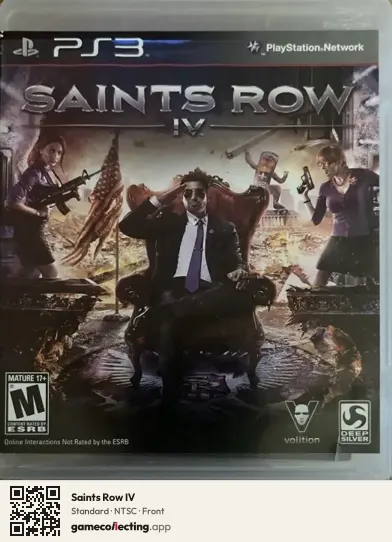 Saints Row IV PlayStation 3, NTSC box front