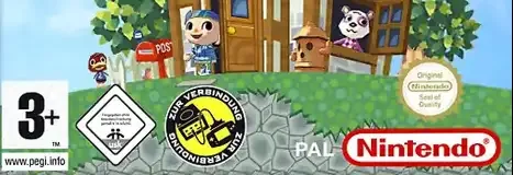 Animal Crossing, the PEGI square on its front
