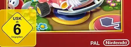 Mario Party 9, the USK square on its front