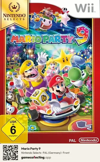 Mario Party 9 Nintendo Wii, Germany box front