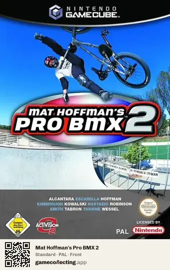 Mat Hoffman's Pro BMX 2 Nintendo GameCube, PAL box front
