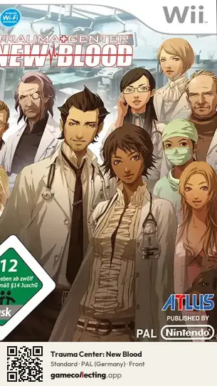 Trauma Center: New Blood Nintendo Wii, Germany box front
