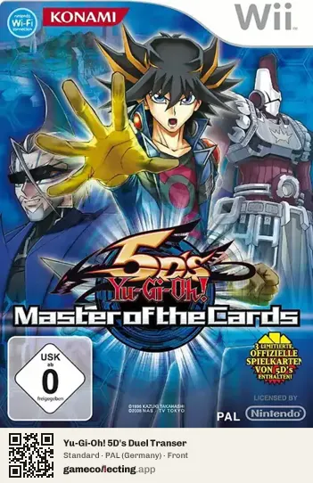 Yu-Gi-Oh! 5D's Duel Transer Nintendo Wii, Germany box front