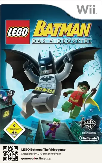 LEGO Batman: The Videogame Nintendo Wii, Germany box front