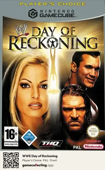 WWE Day of Reckoning Nintendo GameCube, PAL box front