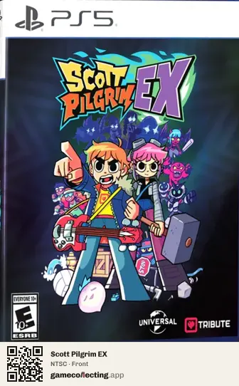 Scott Pilgrim EX PlayStation 5, NTSC box front