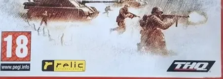 Company of Heroes: Opposing Fronts, the PEGI square on its front