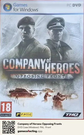 Company of Heroes: Opposing Fronts Computer, PAL box front