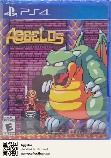 Aggelos PlayStation 4, NTSC box front