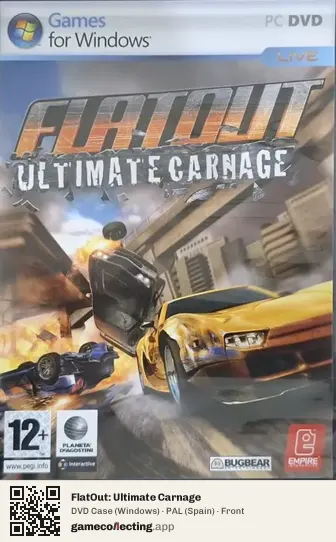 FlatOut: Ultimate Carnage Computer, Spain box front