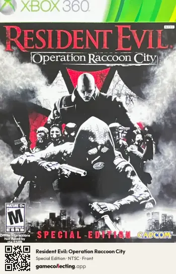 Resident Evil: Operation Raccoon City Xbox 360, NTSC box front