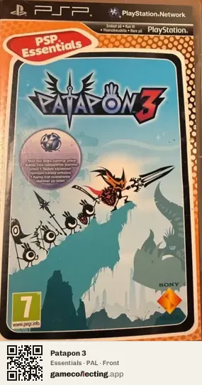Patapon 3 PlayStation Portable, PAL box front
