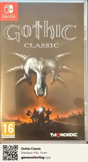 Gothic Classic Nintendo Switch, PAL box front