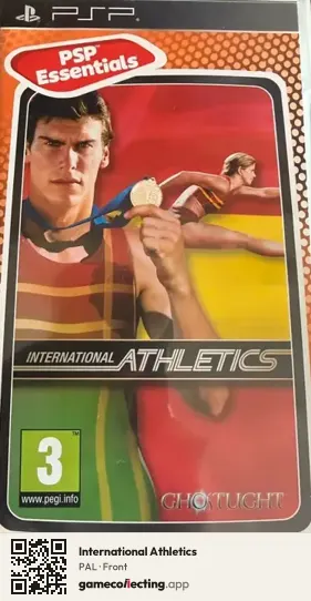 International Athletics PlayStation Portable, PAL box front