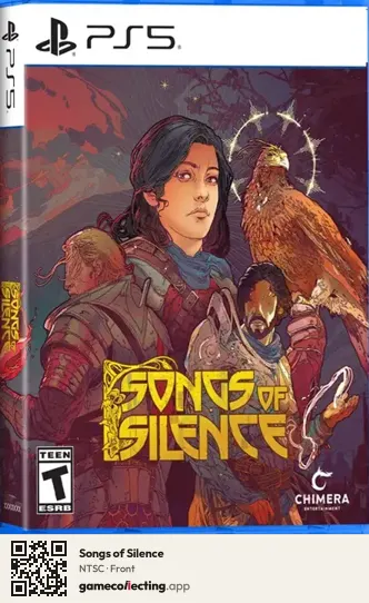 Songs of Silence PlayStation 5, NTSC box front
