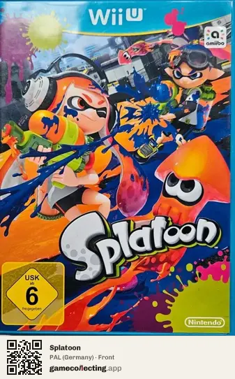 Splatoon Nintendo Wii U, Germany box front