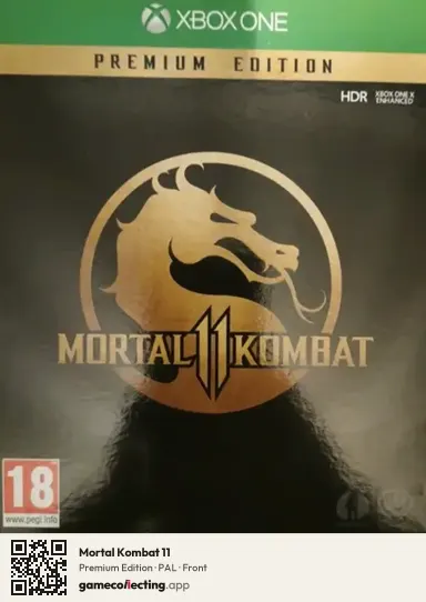 Mortal Kombat 11 Xbox One, PAL box front