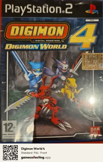 Digimon World 4 PlayStation 2, PAL box front
