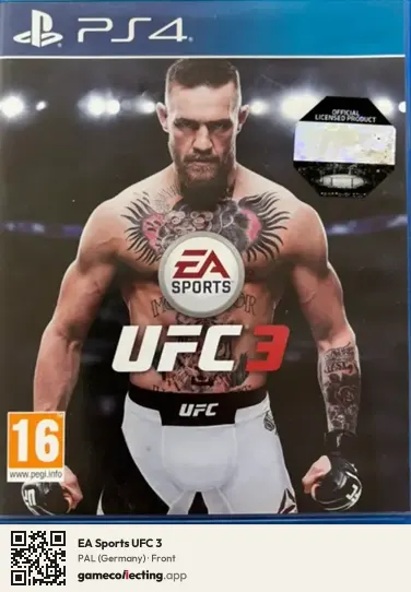 EA Sports UFC 3 PlayStation 4, Germany box front