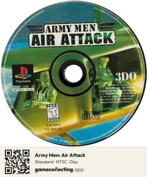 Army Men: Air Attack PlayStation, NTSC disc
