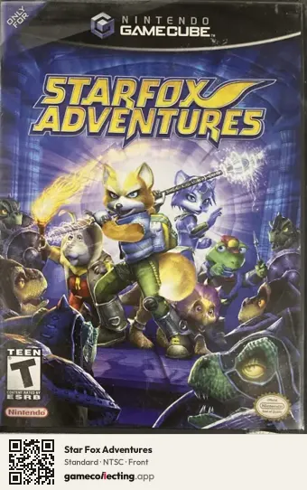 Star Fox Adventures Nintendo GameCube, NTSC box front